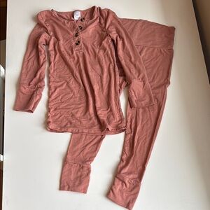 Kids Pajamas in Rose Pink